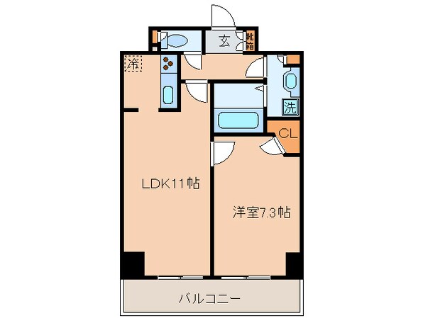 Ｐａｒｋ　Ａｘｉｓ丸の内の物件間取画像